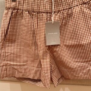 Everlane Women's Brown Gingham Shorts